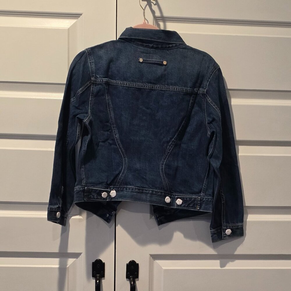 NWT: Gap X Cult Gaia Asymmetrical Denim Jacket - Picture 7 of 7